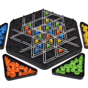 Strateginis šachmatų žaidimas „Chain Chess“ – užimkite kuo daugiau trikampių! GR0764 - Image 5