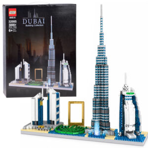 Dubajaus dangoraižių konstravimo kaladėlės – garsieji miesto pastatai, 3000+ detalių ZA6269
