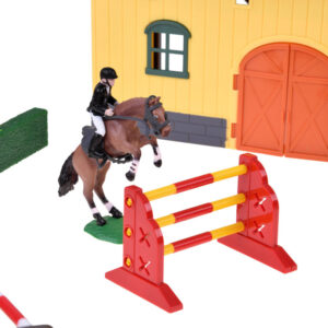 HORSE FARM Traktorius su priekaba + figūrėlės JODINĖJIMO MOKYKLA ZA6276 - Image 8