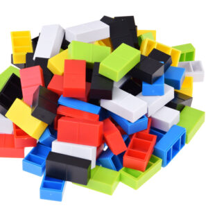 Domino rinkinys vaikams 100 dalių spalvingos kaladėlės lavinamasis konstruktorius ZA6290 - Image 2