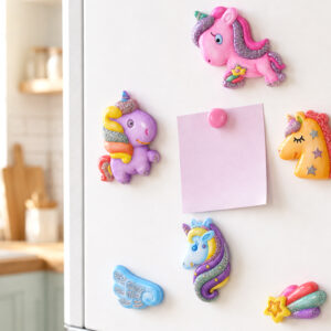 UNICORN blizgučių magnetų gaminimo rinkinys - „pasidaryk pats“ magnetai ZA6409 - Image 3