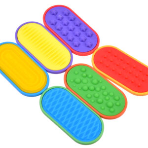 Magnetiniai sensoriniai fidget slankikliai, 6 tekstūrinių žaislų rinkinys ZA6422 - Image 6