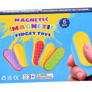 Magnetiniai sensoriniai fidget slankikliai, 6 tekstūrinių žaislų rinkinys ZA6422 - Image 7