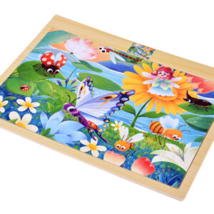Medinė dėlionė NUSALKA ir INSECTS dėlionė 40 detalių ZA6570 - Image 2
