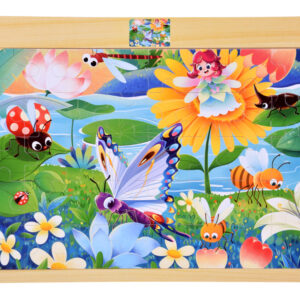 Medinė dėlionė NUSALKA ir INSECTS dėlionė 40 detalių ZA6570 - Image 4
