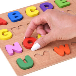 Medinis dėlionė ALPHABET LETTERS lavinamoji dėlionė - 26 dalys ZA6575 - Image 5