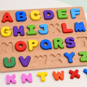Medinis dėlionė ALPHABET LETTERS lavinamoji dėlionė - 26 dalys ZA6575 - Image 4