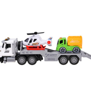Autovežis Sraigtasparnis Savivartis Betono maišyklė TRANSPORTO PRIEMONIŲ RINKINYS + kelio priedai ZA6597 - Image 3