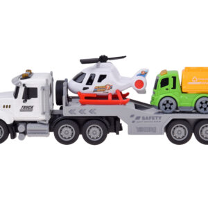 Autovežis Sraigtasparnis Savivartis Betono maišyklė TRANSPORTO PRIEMONIŲ RINKINYS + kelio priedai ZA6597 - Image 7
