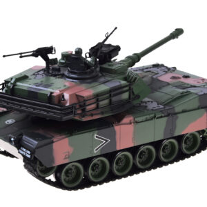 Nuotoliniu būdu valdomas RC Abrams M1A1 tankas su dūmais, garsu ir šviesomis 45 cm RC0770 - Image 4