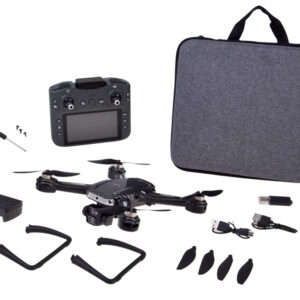 A19P RC dronas su HD kamera, nuotolinio valdymo pulteliu su ekranu, kliūčių vengimo funkcija ir dėklu RC0774 - Image 2