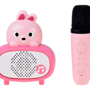 Interaktyvus „Bluetooth“ karaokės mikrofonas-kolonėlė „Bunny“ Music IN0193 - Image 5