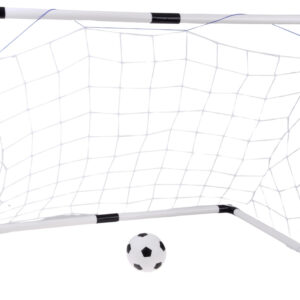 Futbolo rinkinys vaikams 2 vartai 95 cm 2 minkšti kamuoliai pompa SP0886 - Image 4