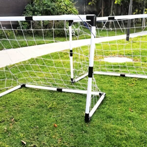 Futbolo rinkinys vaikams 2 vartai 95 cm 2 minkšti kamuoliai pompa SP0886 - Image 2