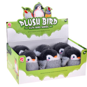 Pliušinis pingvinas su cypuku, kuprinės pakabukas, 11 cm ZA6426 - Image 6