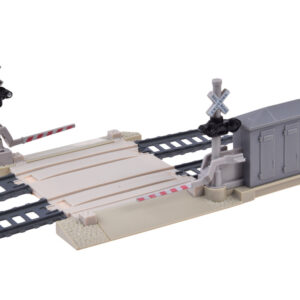Elektrinis traukinio rinkinys 335 cm bėgiai geležinkelio pervaža užtvaros šviesos RC078 - Image 6