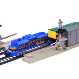 Elektrinis traukinio rinkinys 335 cm bėgiai geležinkelio pervaža užtvaros šviesos RC078 - Image 7