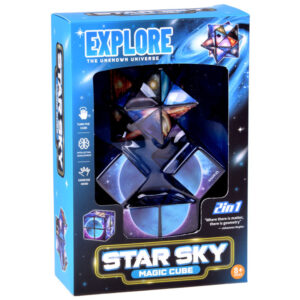 „Star Sky“ 2-in-1 transformuojamas magiškas kubas ir žvaigždės dėlionė ZA6312 - Image 6