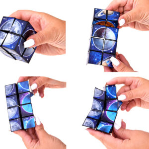 „Star Sky“ 2-in-1 transformuojamas magiškas kubas ir žvaigždės dėlionė ZA6312 - Image 5