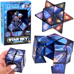 „Star Sky“ 2-in-1 transformuojamas magiškas kubas ir žvaigždės dėlionė ZA6312