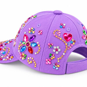 LAVENDER beisbolo kepuraitė dekoravimui + „pasidaryk pats“ deimantiniai lipdukai ZA6338 - Image 6