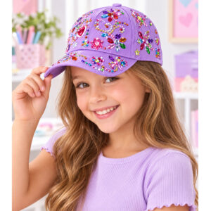 LAVENDER beisbolo kepuraitė dekoravimui + „pasidaryk pats“ deimantiniai lipdukai ZA6338 - Image 8
