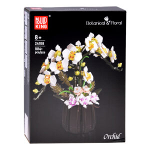 ORCHIDĖJA VAZONE konstravimo kaladėlės - Orchidėjos žiedai 1014+elementų ZA6378 - Image 8