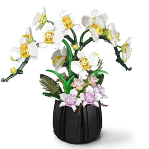 ORCHIDĖJA VAZONE konstravimo kaladėlės - Orchidėjos žiedai 1014+elementų ZA6378 - Image 3