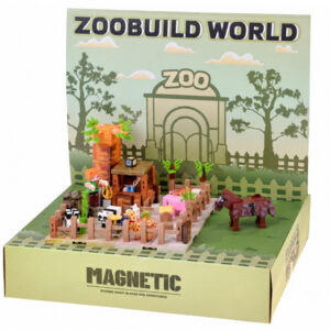 Magnetinės ZOO kaladėlės – kubeliai ir pikseliai 247 dalys ZA6379 - Image 3