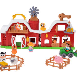FARM atidaromas tvartas + 10 figūrėlių, traktorius ir ūkio priedai ZA6384 - Image 3