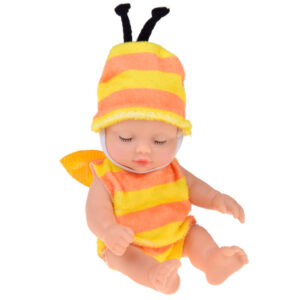 Mini lėlė kūdikis bitutė 11 cm su judančiomis rankomis, kojomis ir galva ZA6454 - Image 8