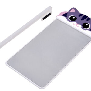 Magnetinis CAT šaldytuvo užrašų bloknotas, daugkartinio naudojimo rašymo lenta su rašikliu ZA6461 - Image 3