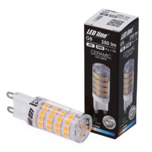 Lemputė LED G9 230V 4W SMD2835 350lm šiltai balta, LED line