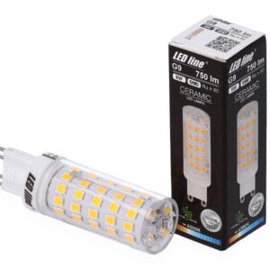 Lemputė LED G9 230V 8W, 750lm, neutraliai balta, LED line