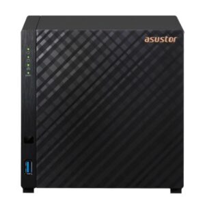 Asustor AS1204T NAS Tower Realtek RTD1619B 1 GB DDR4 0 TB ADM Juoda - Image 1