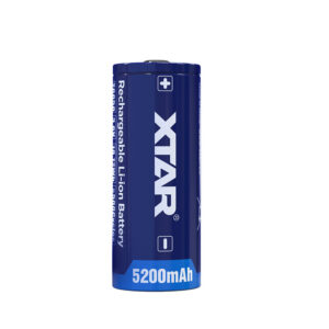 Akumuliatorius 26650 3.6V 5200mAh Li-Ion su integruotu krovimo valdikliu PCM - Image 1