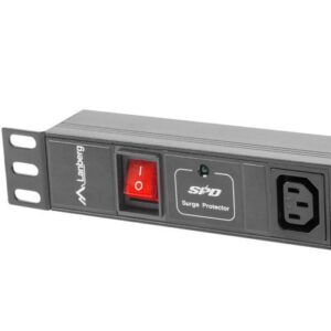 Lanberg PDU-08I-0200-C20-BK maitinimo paskirstymo įrenginys 8 AC išvestis(ys / čių) 1U Juoda - Image 3