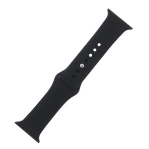 Silikoninė apyrankė S / M, skirta Apple Watch 38 / 40 / 41mm, juoda
