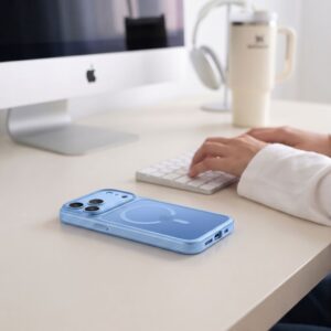 TECH-PROTECT MAGPRIME MagSafe CC iPhone 17 Pro Max / 18 Pro Max MATINIS ŠVIESIAI MĖLYNAS - Image 9