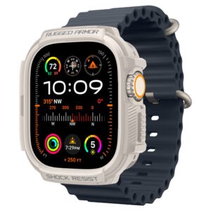 Spigen Rugged Armor APPLE WATCH ULTRA 1 / 2 / 3 / 4 (49 MM) DUNE BEIGE - Image 3