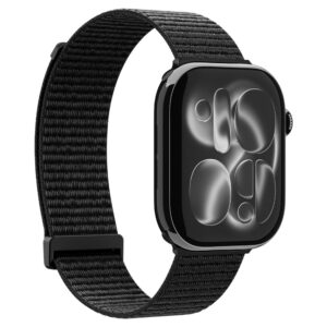 Spigen WBF01 DIRŽELIS APPLE WATCH 8 / 9 / 10 / 11 / SE / ULTRA (44 / 45 / 46 / 49 MM) juodos spalvos - Image 2
