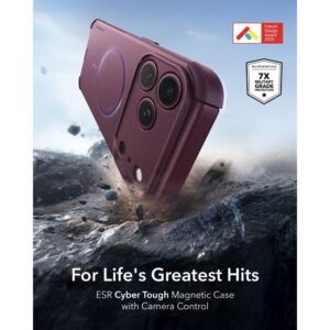 ESR CYBER TOUGH MagSafe iPhone 17 Pro Max / 18 Pro Max TAMSIAI BORDO SPALVOS - Image 2