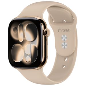 Tech-Protect SILIKONINIS DIRŽELIS WATCH 8 / 9 / 10 / 11 / 12 / SE / ULTRA (44 / 45 / 46 / 49 MM) WALNUT