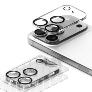 FOTOAPARATO APSAUGA RINGKE CAMERA FULL COVER 2-PACK iPhone 18 Pro Max JUODA - Image 3