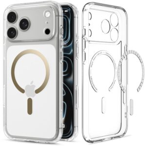 Spigen ULTRA HYBRID MagSafe iPhone 17 Pro / 18 Pro SKAIDRUS/AUKSINIS - Image 2