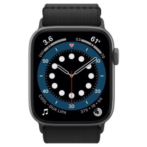 Spigen FIT LITE APPLE WATCH 8 / 9 / 10 / 11 / 12 / SE (40 / 41 / 42 MM) JUODAS - Image 3