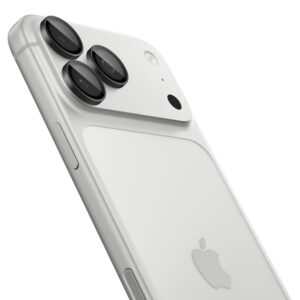 FOTOAPARATO APSAUGA Spigen OPTIK PRO GLAS.TR EZ FIT CAMERA PROTECTOR 2-PACK IPHONE 18 PRO / 18 PRO MAX TAMSIAI PILKA - Image 3