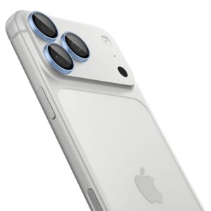Spigen OPTIK PRO GLAS.TR EZ FIT KAMEROS APSAUGA 2-PACK IPHONE 18 PRO / 18 PRO MAX ŠVIESIAI MĖLYNA - Image 3