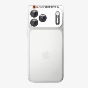 Spigen OPTIK PRO XL GLAS.TR EZ FIT KAMEROS APSAUGA IPHONE 18 PRO MAX DARK GREY - Image 2