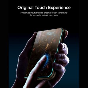 PRIVATUMĄ UŽTIKRINANTIS STIKLAS Spigen GLAS.TR EZ FIT PRO AC IPHONE DUO PRIVACY - Image 2